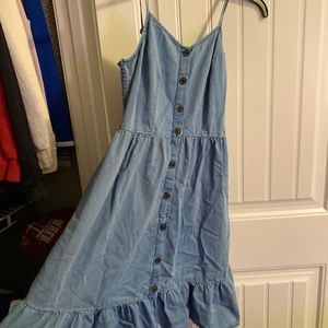 Jean jumper buttons down